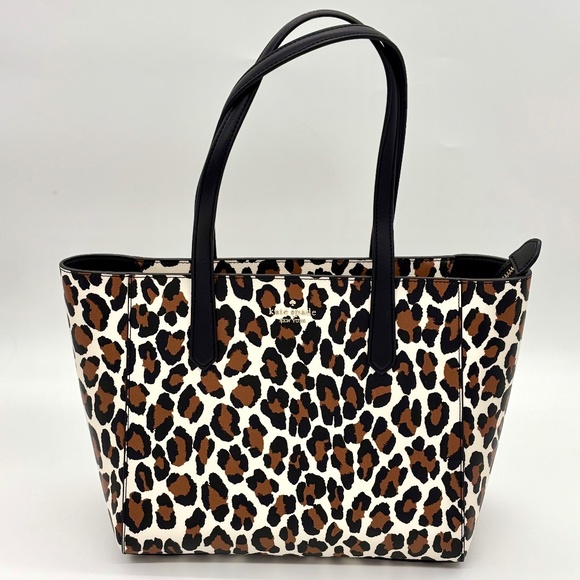 Staci Spotted Animal Medium Tote - Picture 1 of 9